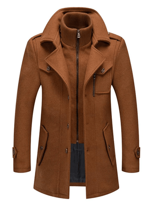 Liam | Wool Men S Collar Coat