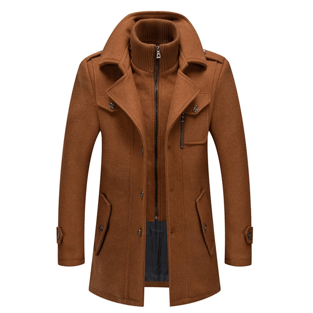 Liam | Wool Men S Collar Coat
