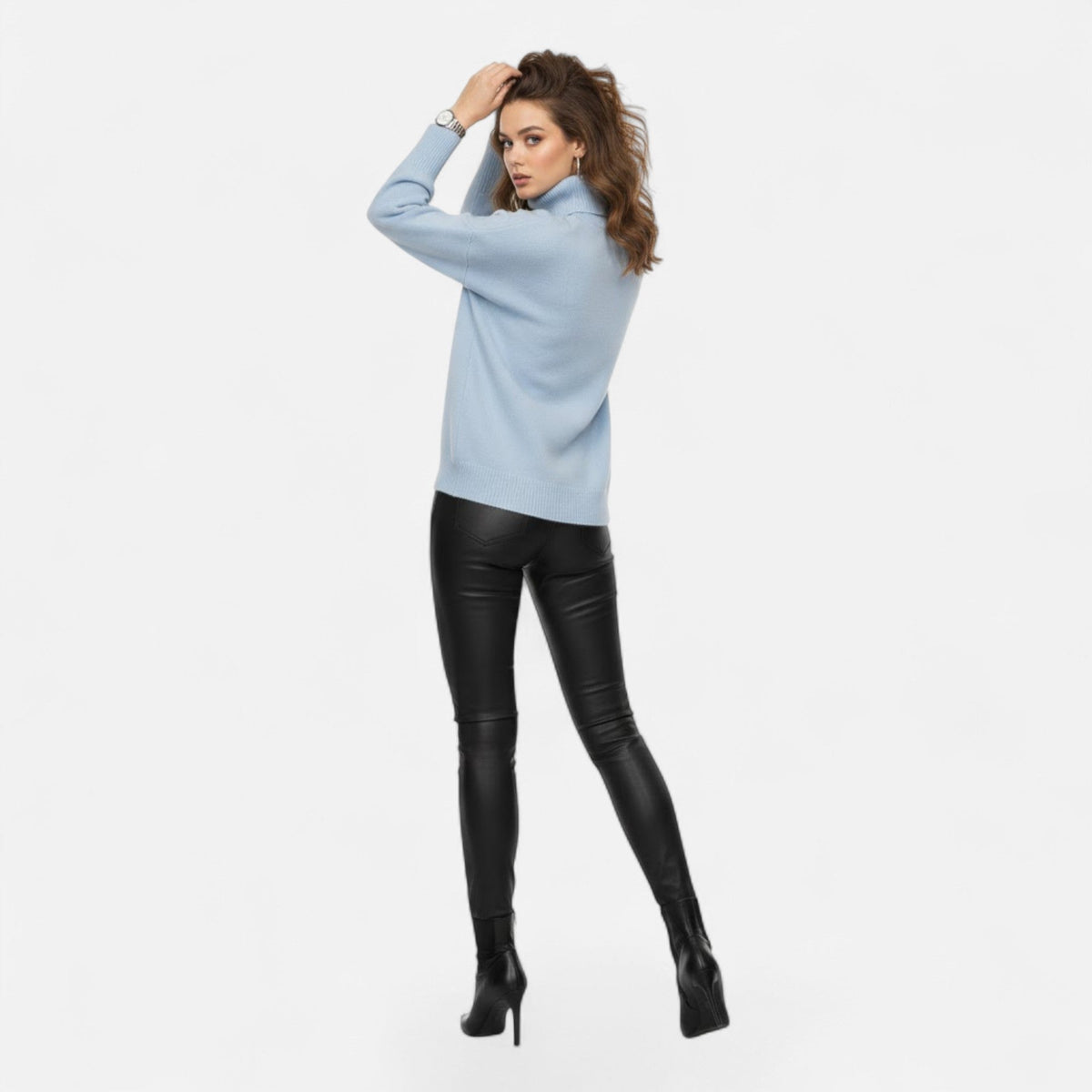 Thea Turtleneck Sweater Chunky Knit