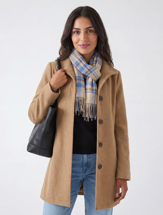 Womens Wool Coat Single Breasted