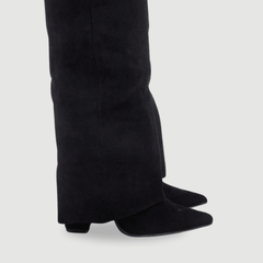 Slouchy Knee High Suede Boots Women
