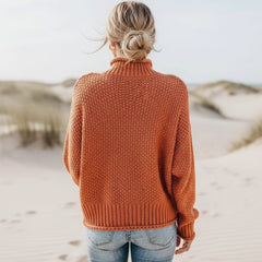 Oversized Turtleneck Sweater Women Chunky - View 10