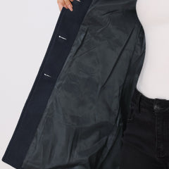 Long Wool Coat Women Stand Collar - View 11
