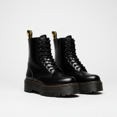 Platform Combat Boots Women Lace Up