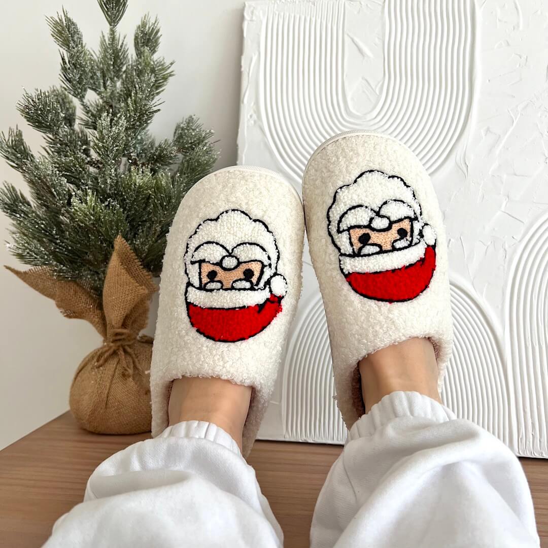 Christmas Slippers Women Novelty Cozy - View 3