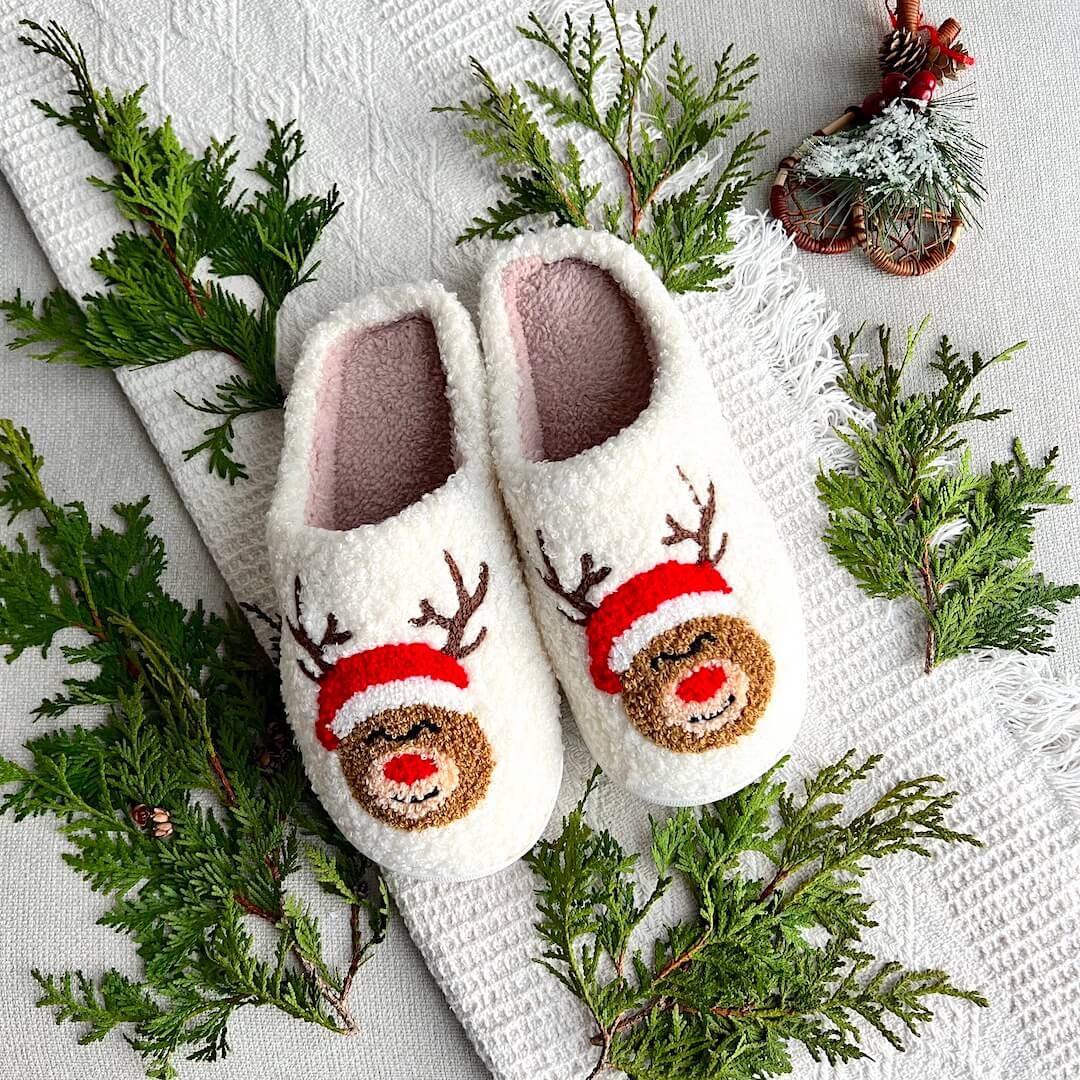Christmas Slippers Women Novelty Cozy - View 6
