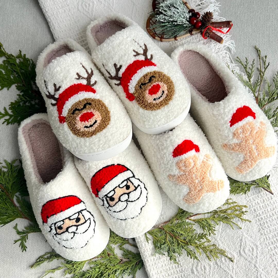 Christmas Slippers Women Novelty Cozy - View 8