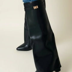 Suede Slouch Boots Women Knee High - View 8