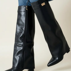 Suede Slouch Boots Women Knee High - View 9