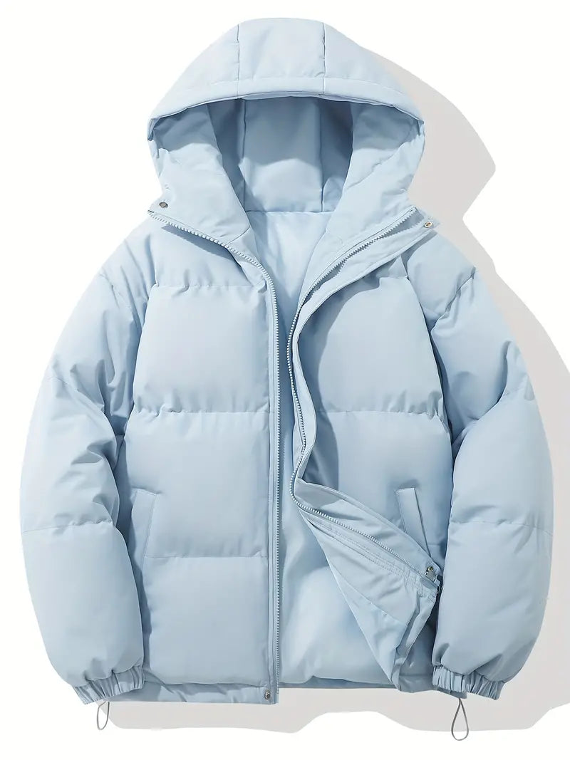 Oversized Puffer Jacket Women Hooded