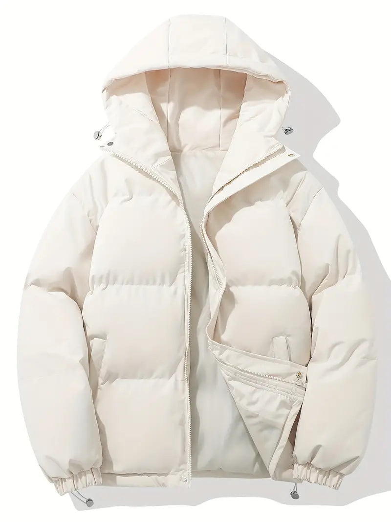 Oversized Puffer Jacket Women Hooded - View 4