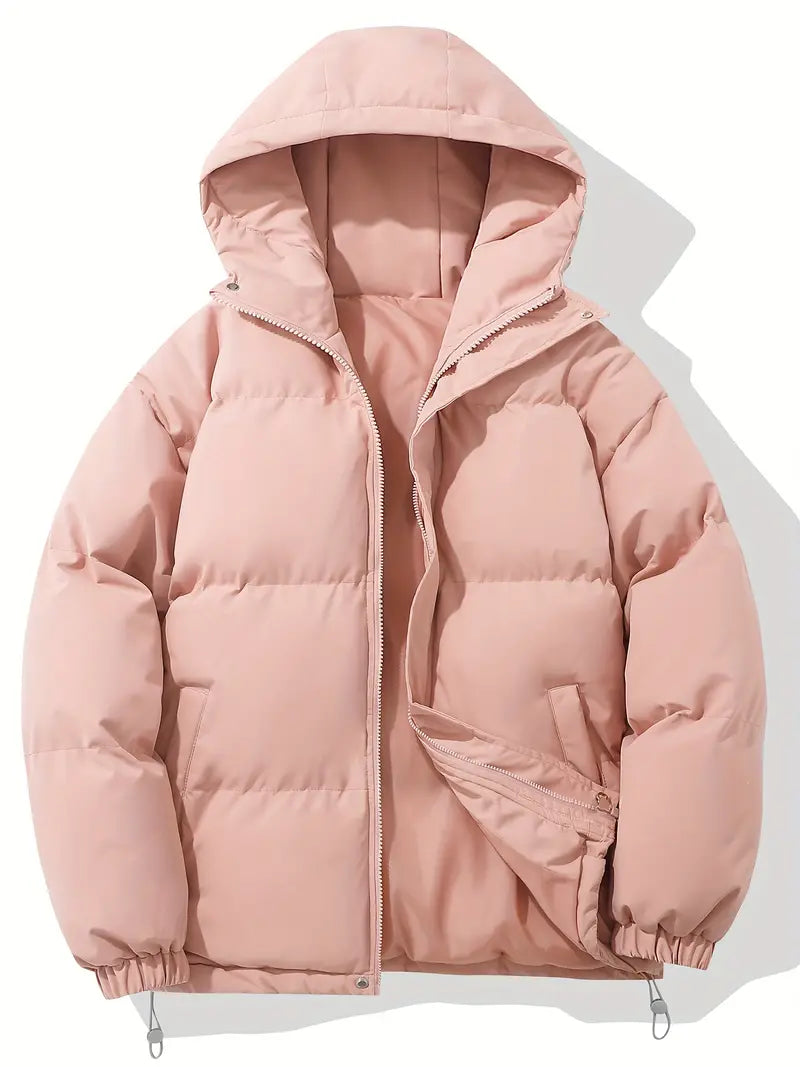 Oversized Puffer Jacket Women Hooded - View 5
