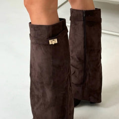 Winter Knee High Slouch Boots Women - View 12