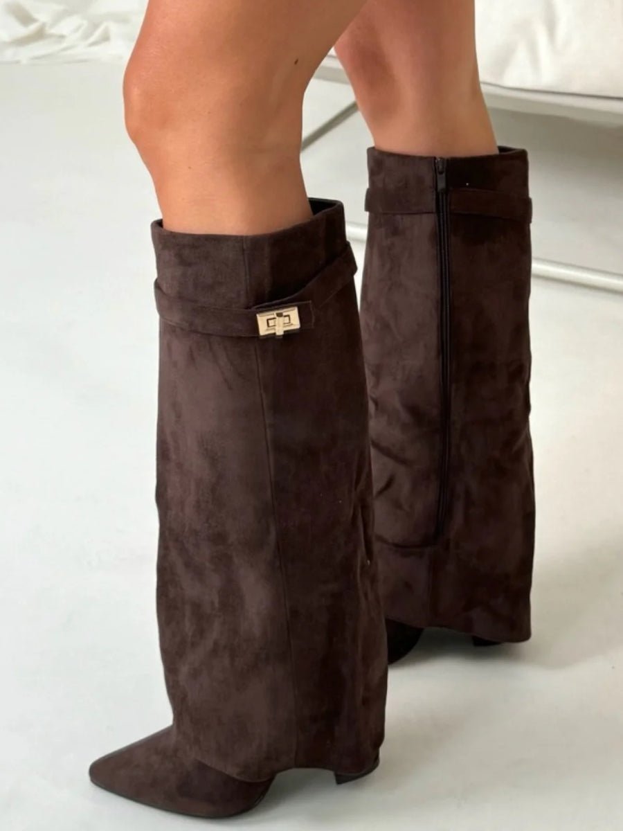 Winter Knee High Slouch Boots Women - View 12