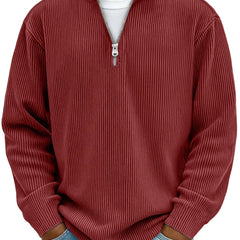Mens Quarter Zip Sweatshirt Pullover