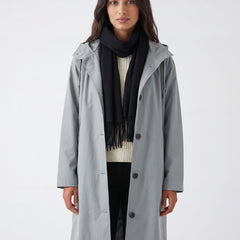 Hooded Rain Coat Women Waterproof