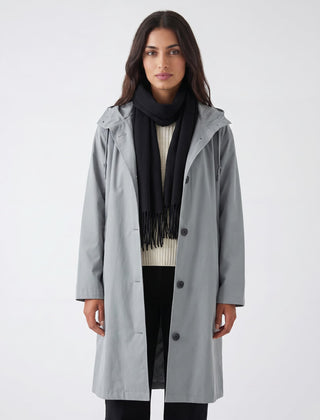 Hooded Rain Coat Women Waterproof