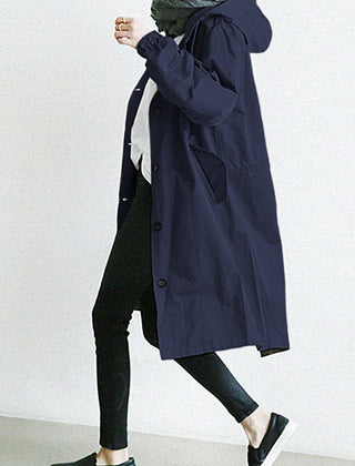 Hooded Rain Coat Women Waterproof - View 4