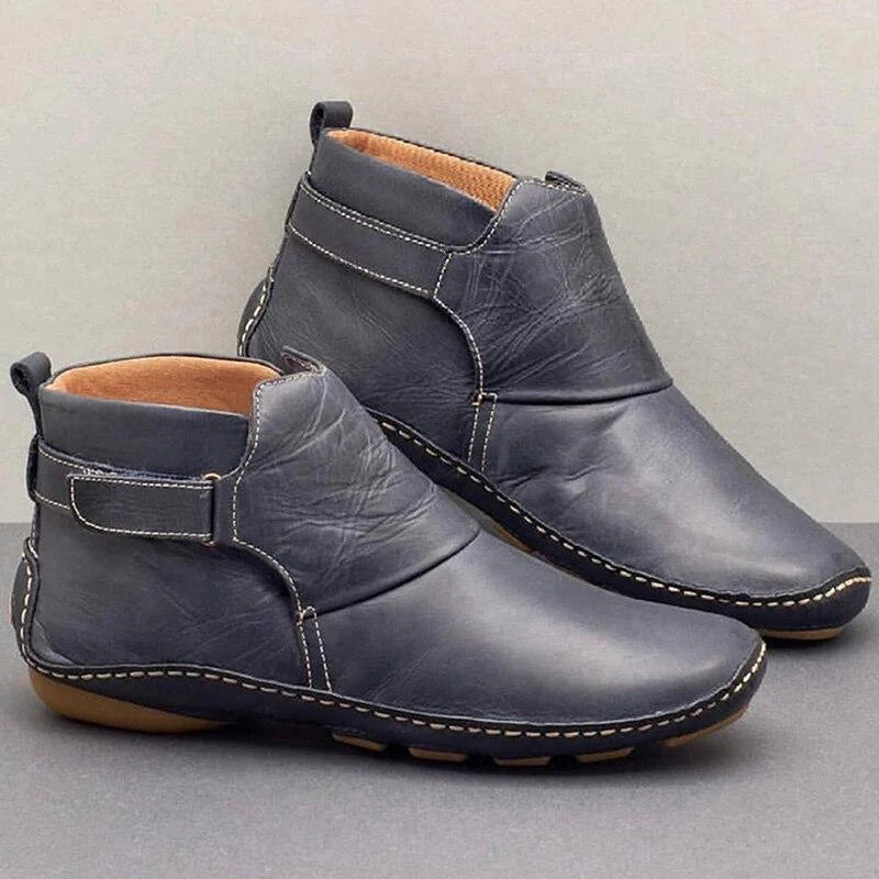 Orthopedic Leather Ankle Boots Women - View 6