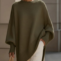 Oversized Batwing Knit Sweater Women - View 11