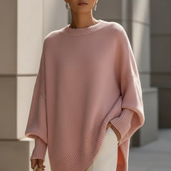Oversized Batwing Knit Sweater Women - View 6