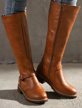 Knee High Riding Boots Women Leather - View 4