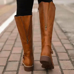 Knee High Riding Boots Women Leather - View 6