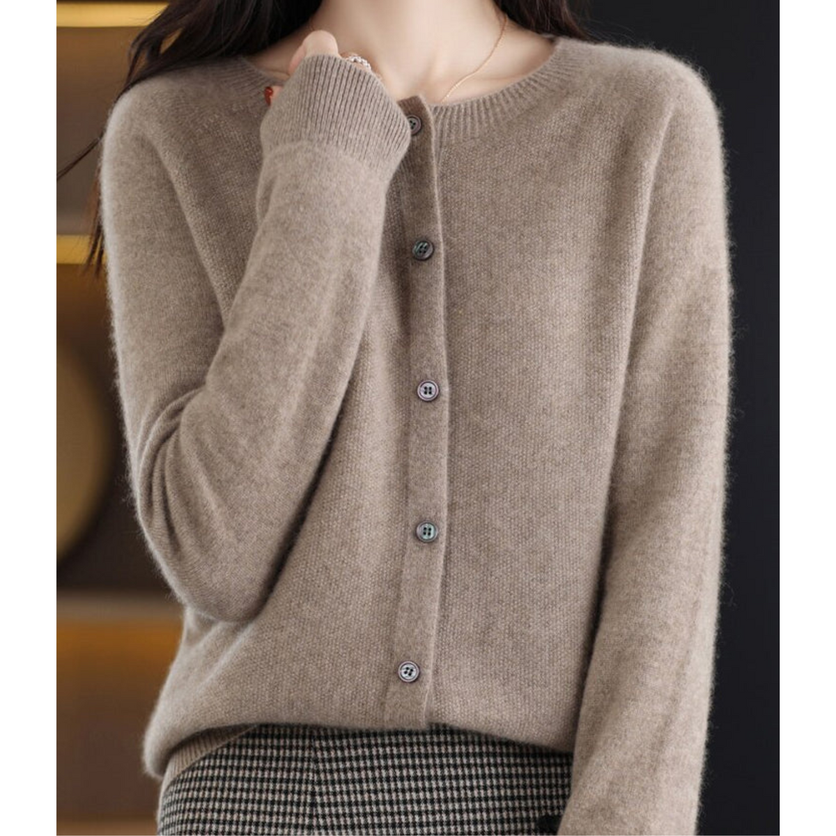 Fine Knit Button Cardigan Women - View 13