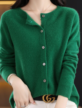 Fine Knit Button Cardigan Women - View 5