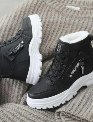 Platform Lace Up Ankle Boots Women - View 2