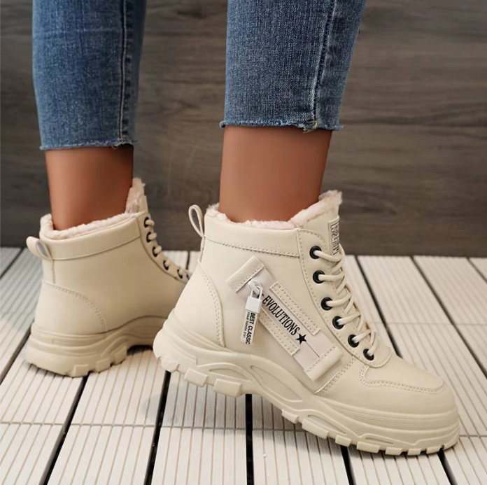 Platform Lace Up Ankle Boots Women - View 8