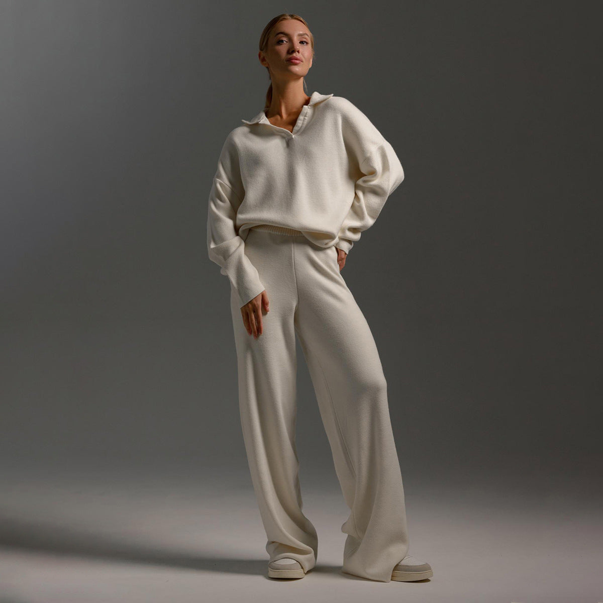 Knit Loungewear Set Women Two Piece - View 11
