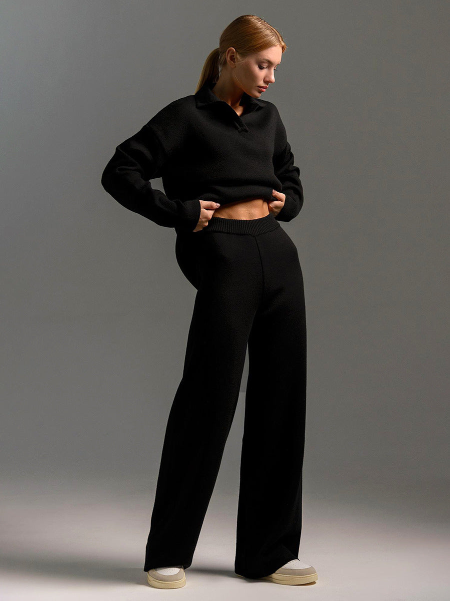 Knit Loungewear Set Women Two Piece - View 12