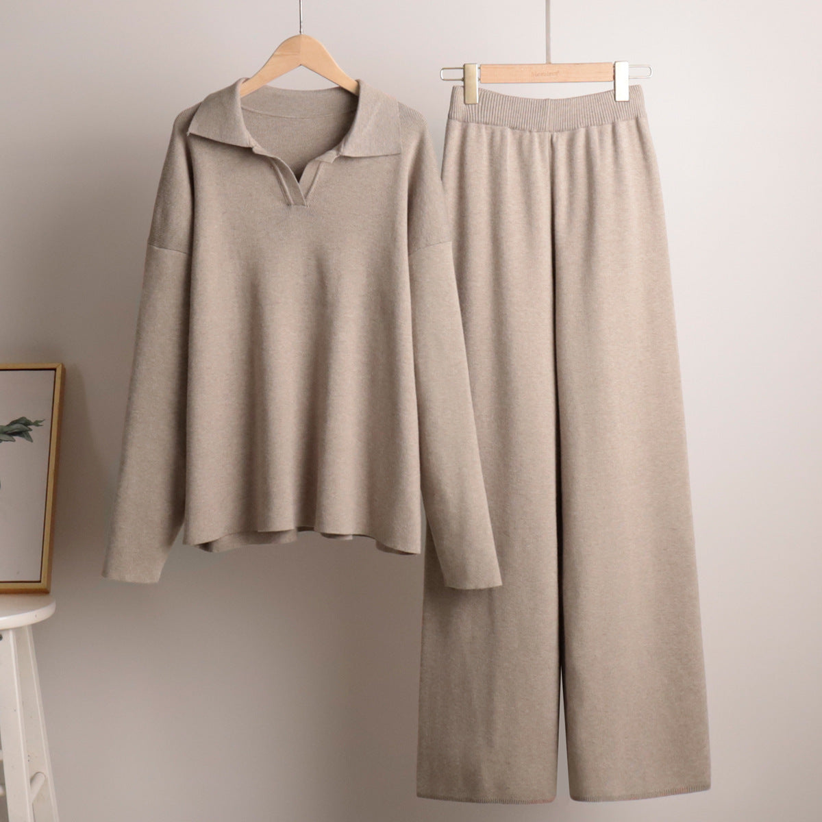 Knit Loungewear Set Women Two Piece - View 5