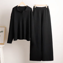 Knit Loungewear Set Women Two Piece - View 6