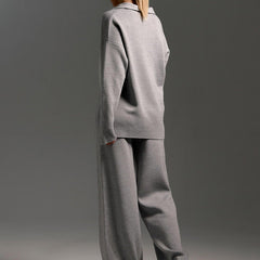 Knit Loungewear Set Women Two Piece - View 8