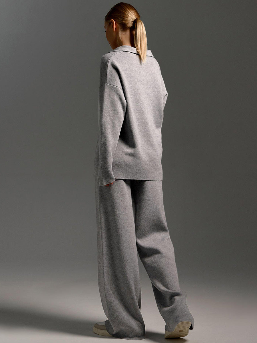 Knit Loungewear Set Women Two Piece - View 8