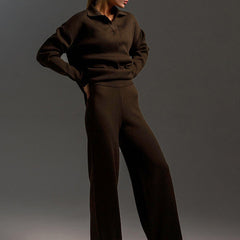 Knit Loungewear Set Women Two Piece - View 9