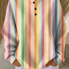 Colour Block Patchwork Knit Sweater Women - View 10