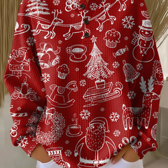 Colour Block Patchwork Knit Sweater Women - View 21