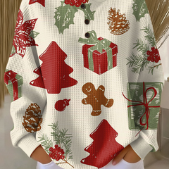 Colour Block Patchwork Knit Sweater Women - View 23
