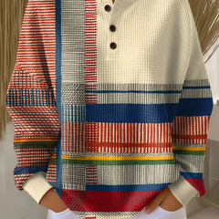 Colour Block Patchwork Knit Sweater Women - View 6