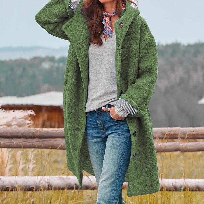 Teddy Fleece Coat Women Longline