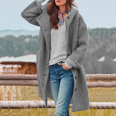 Teddy Fleece Coat Women Longline - View 4