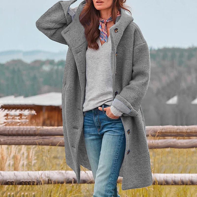 Teddy Fleece Coat Women Longline - View 4