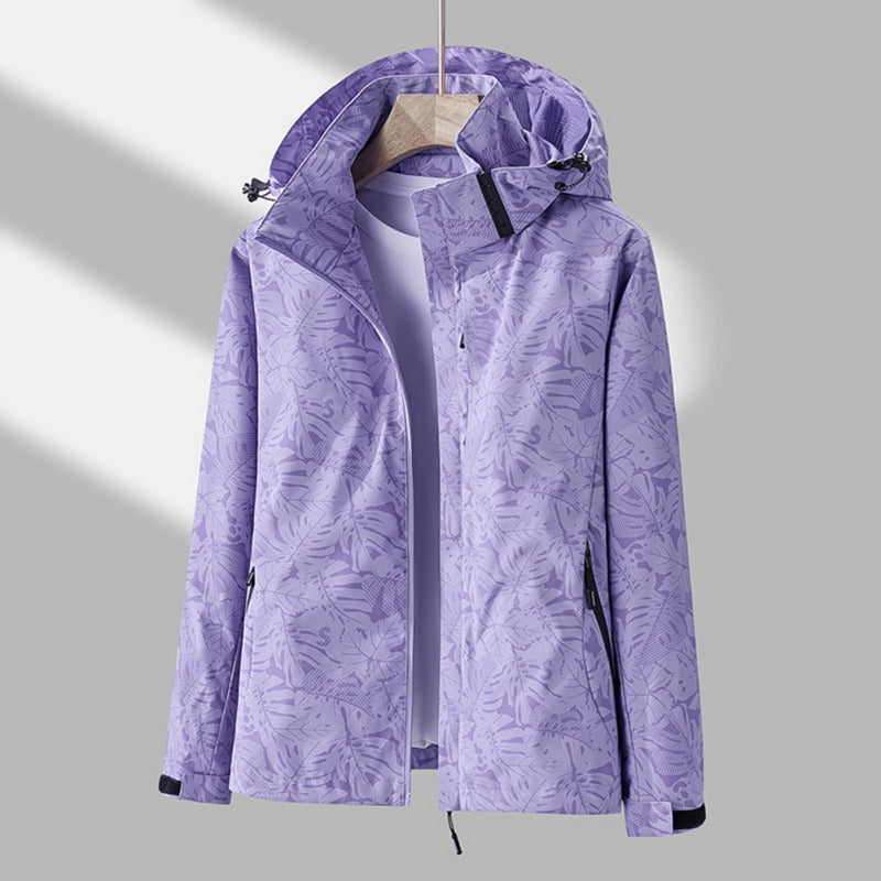 Lightweight Hooded Windbreaker Jacket Women - View 2