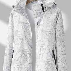 Lightweight Hooded Windbreaker Jacket Women - View 3