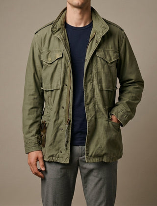 Mens Military Field Jacket Cotton