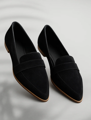 Pointed Toe Suede Loafers Women - View 6