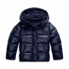 Hooded Puffer Jacket Women Short